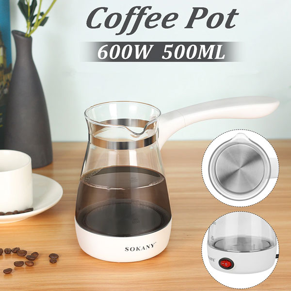 Sokany Portable Lightweight Electronic Rechargeable Coffee